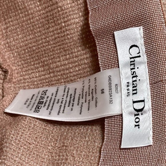 Dior 04DBB923A132 bucket hat bob hat cotton / Viscose pink main image 4